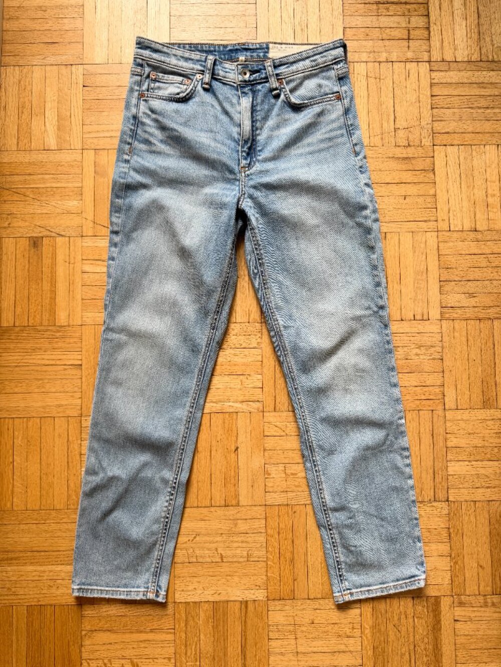 Rag & Bone Nina High Rise Ankle Cigarette in Color Lou Womens Size 27